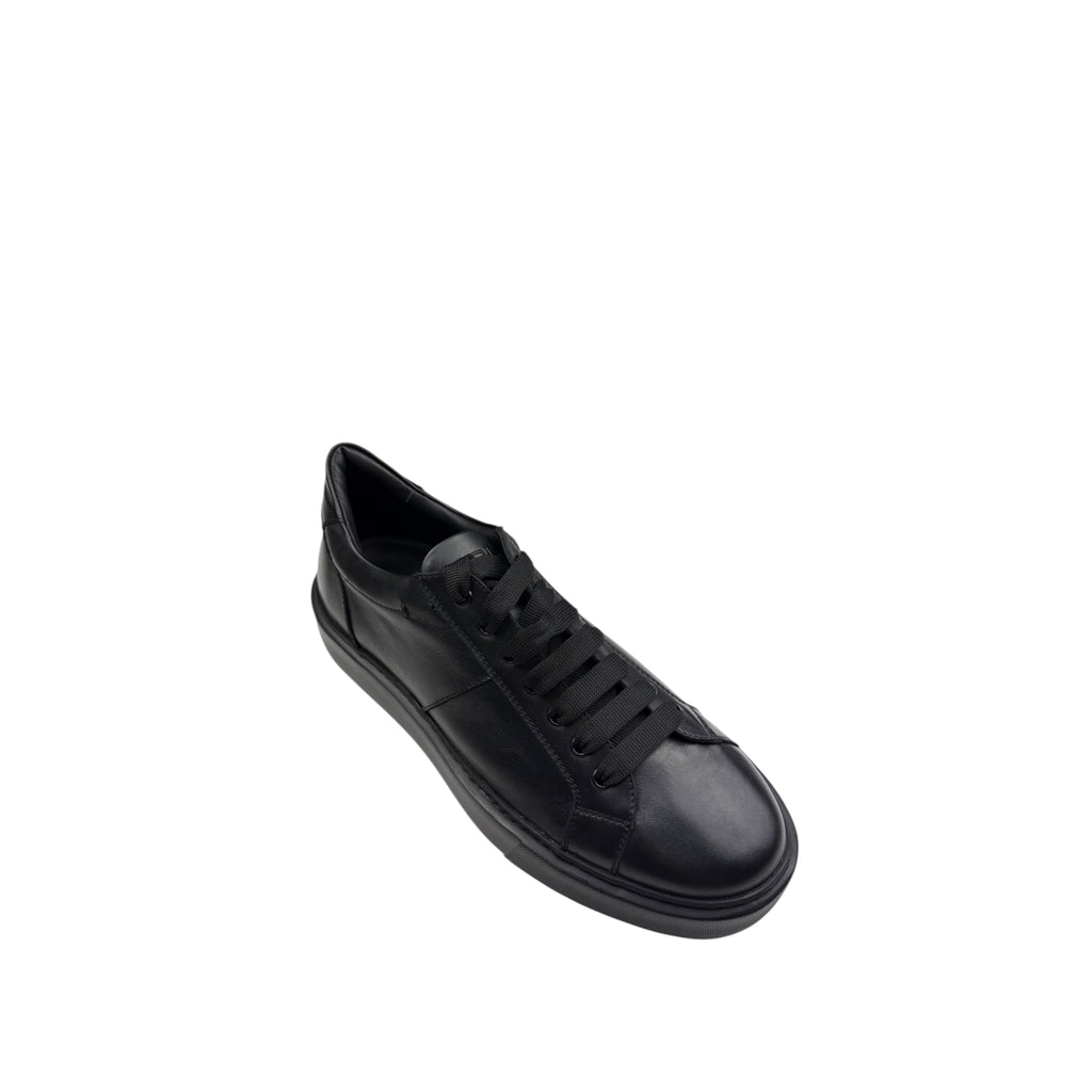 Adidași Bărbați Negri din Piele Naturală – Stil Urban, Talpă Groasă