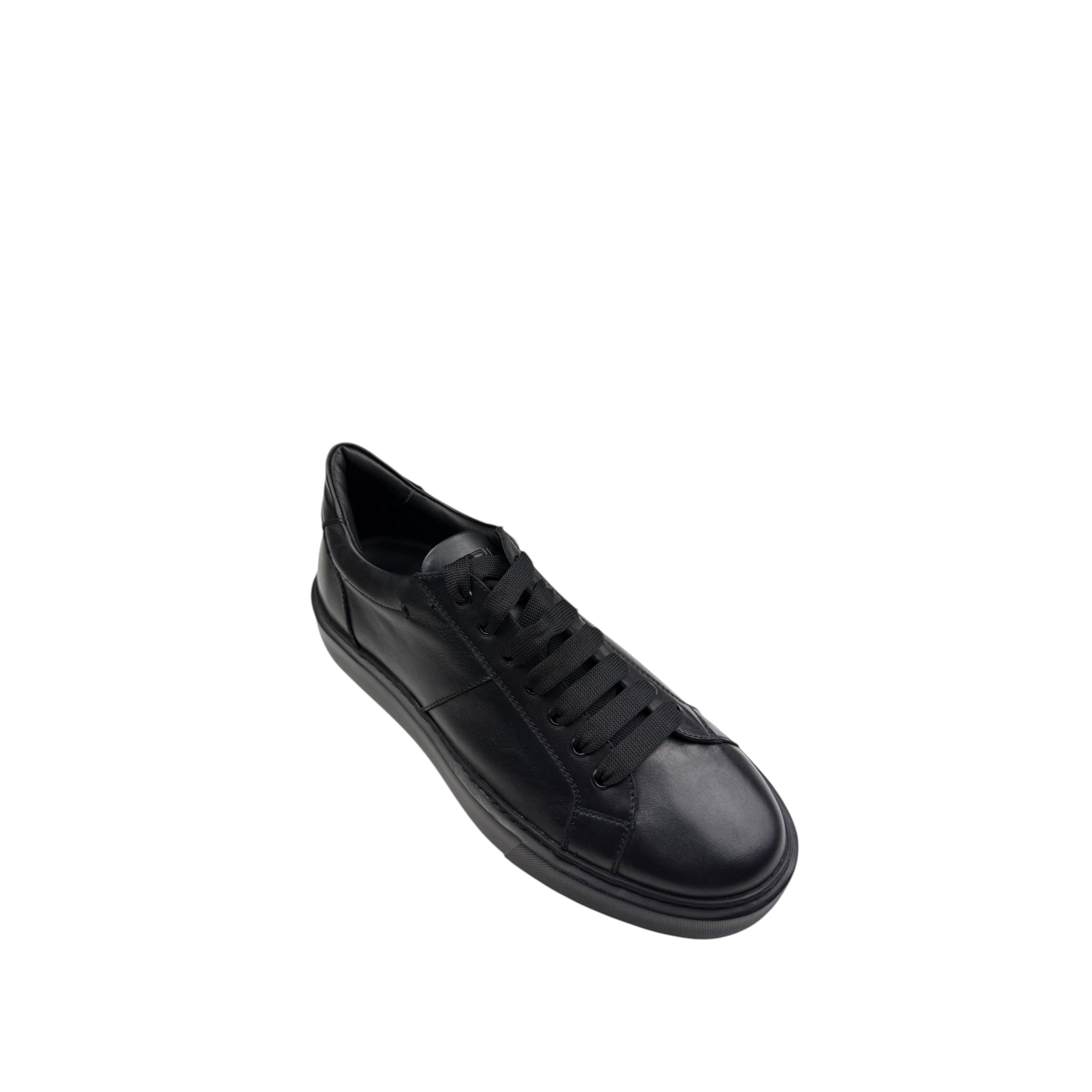 Adidași Bărbați Negri din Piele Naturală – Stil Urban, Talpă Groasă